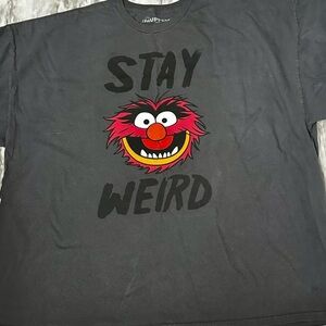 Fifth Sun Gray Stay Weird Animal Muppets Tee The Muppets Sesame Street Graphic